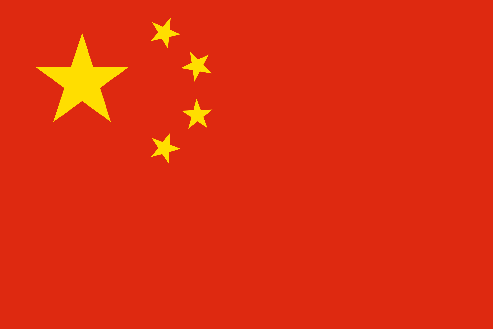 Picture of Chinese flag, Mark Kaplunow has the A2 level